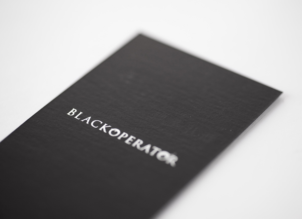BLACKOPERATOR name card