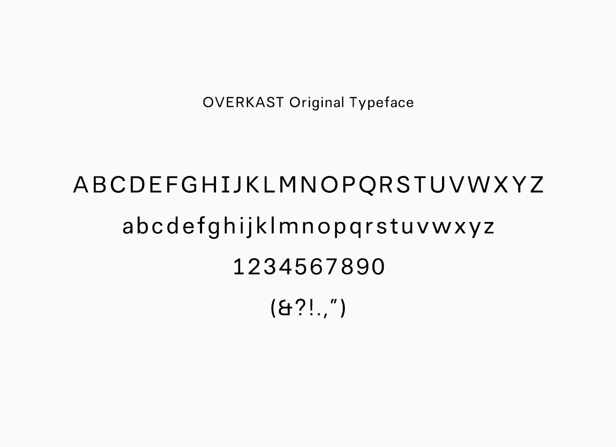 OVERKAST Original Typeface