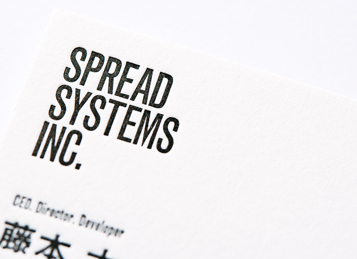 SPREAD SYSTEMS INC. name card
