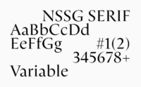 NSSG Serif